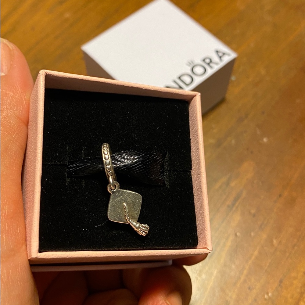 Graduation Cap Pandora Charm - Picture 3 of 4